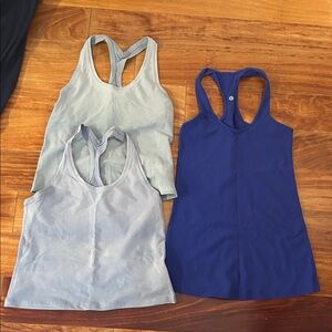 Lululemon Racerback Tank Top Set - Blues